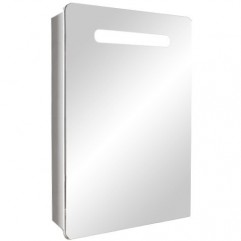 Зеркало-шкаф ДОННА 50 с подсветкой, 1 распашная дверь (открытие правое)